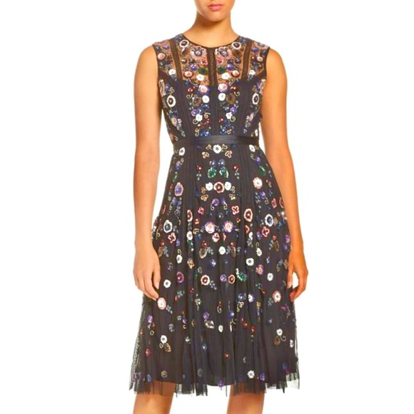 Needle & Thread Dresses & Skirts - NWT NEEDLE & THREAD Embellished Floral Tulle Dress